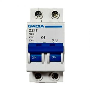Interruptor Termomagnético Monofásica 25A, 400V, 60 Hz